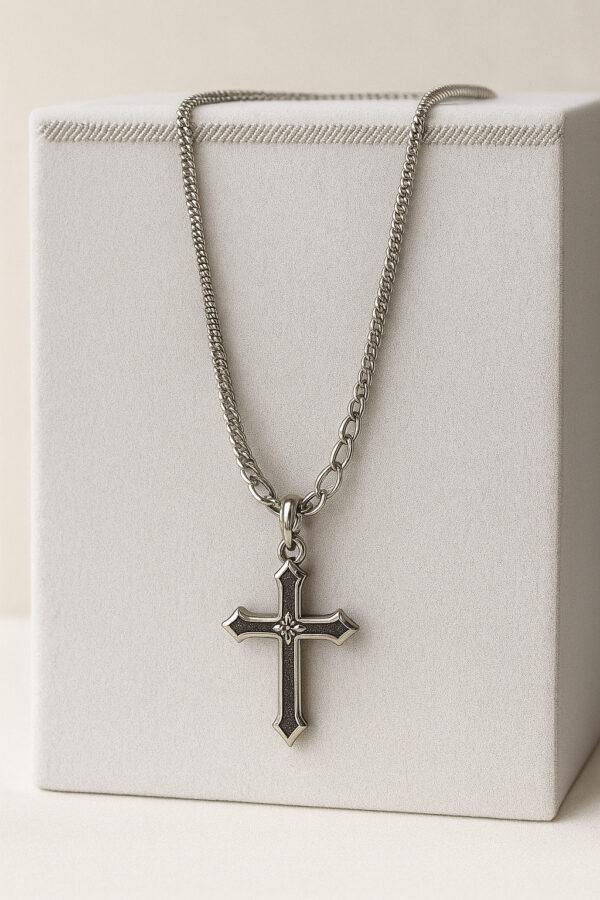 Aarvx Men's Cross Pendant Necklace